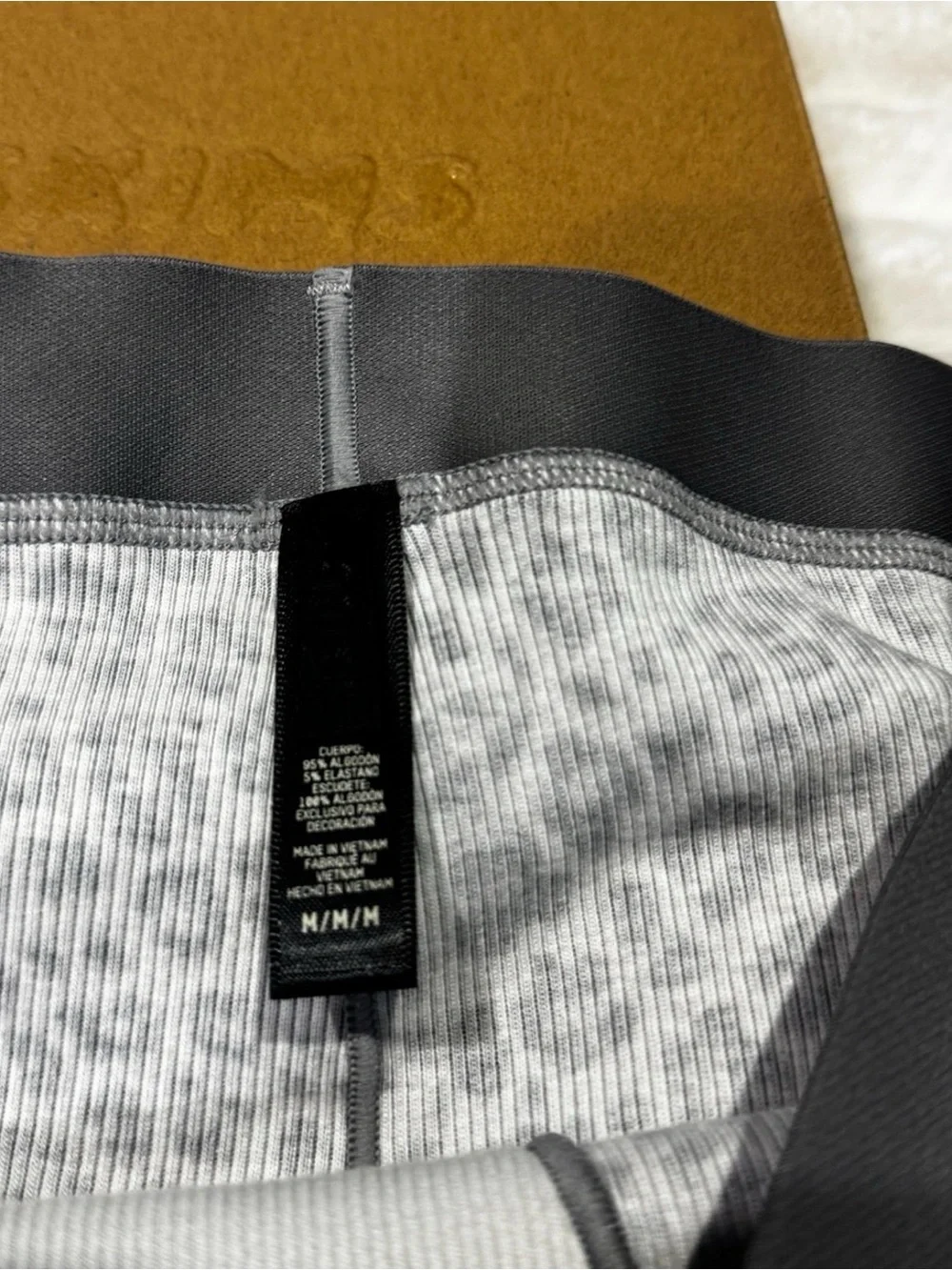 SKIMS Cotton Rib Boxer Snow Leopard